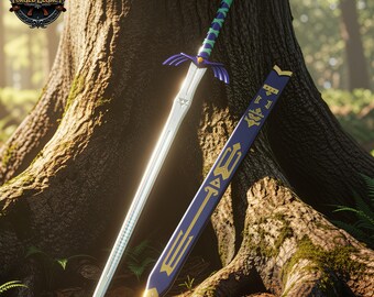Hand-Forged Fantasy Long Sword Replica | Full Tang Stainless Steel Cosplay Prop, Medieval Display Collectible, Decorative Christmas gift