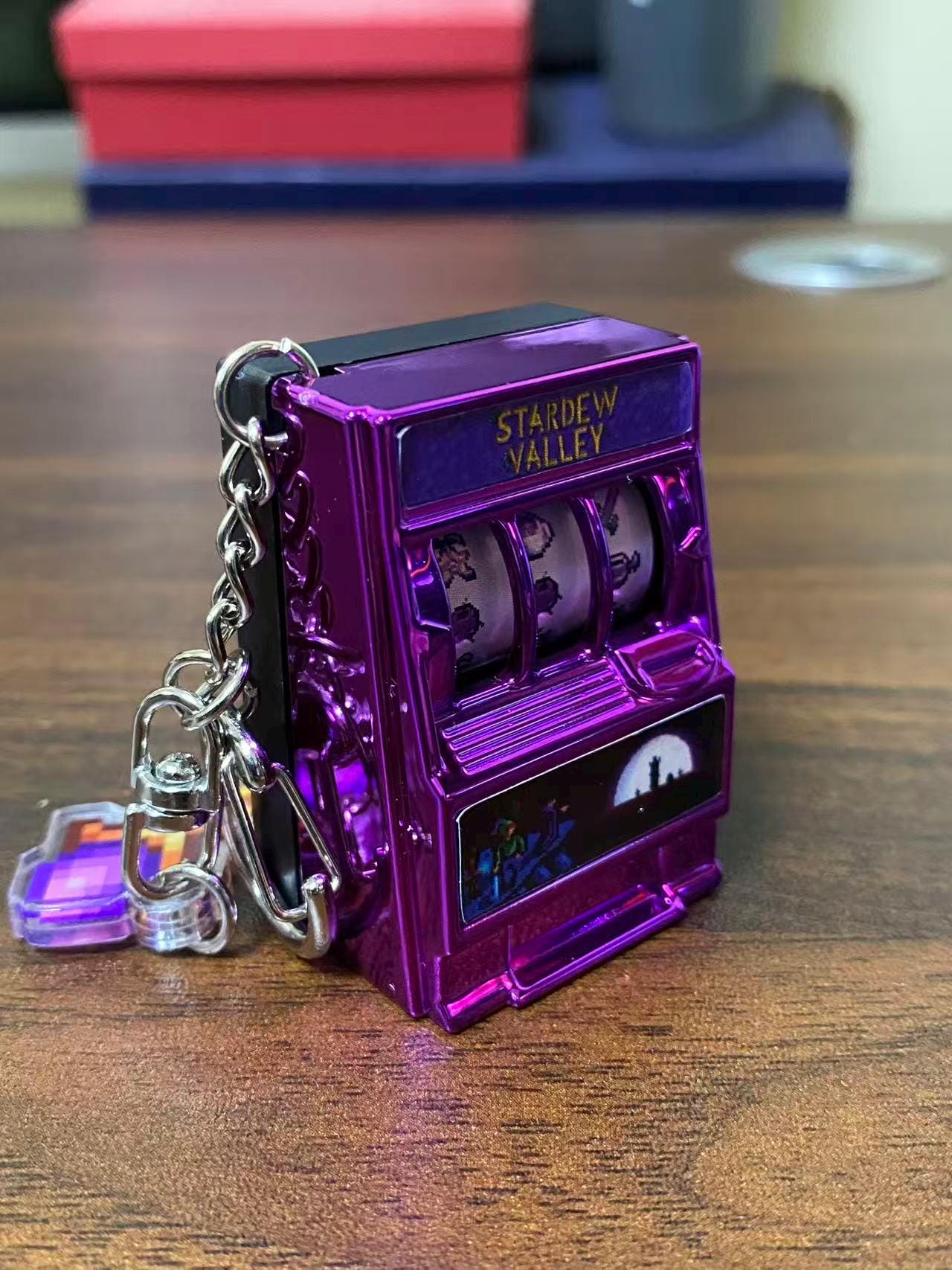 Mini Stardew Valley Slot Machine Keychain, Spinning Fidget Toy - Etsy