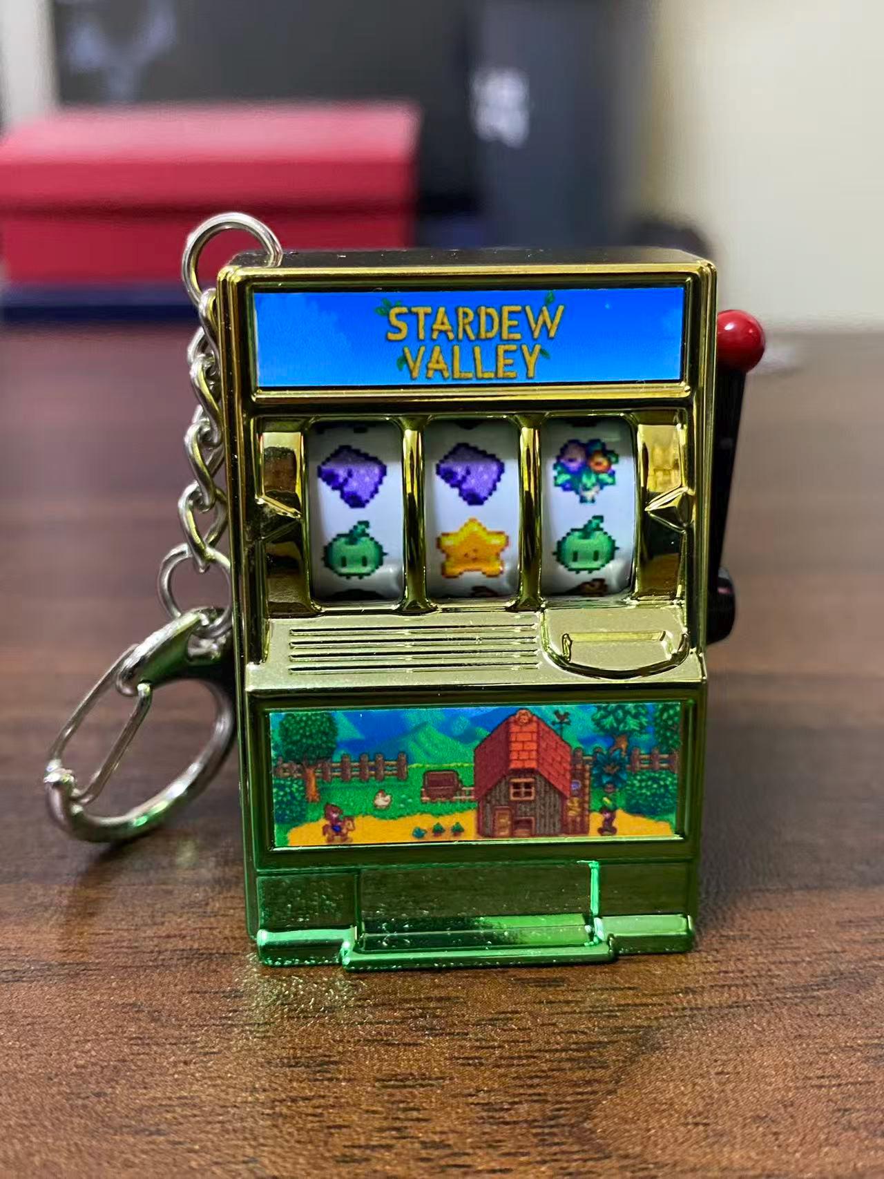 Mini Stardew Valley Slot Machine Keychain, Spinning Fidget Toy - Etsy