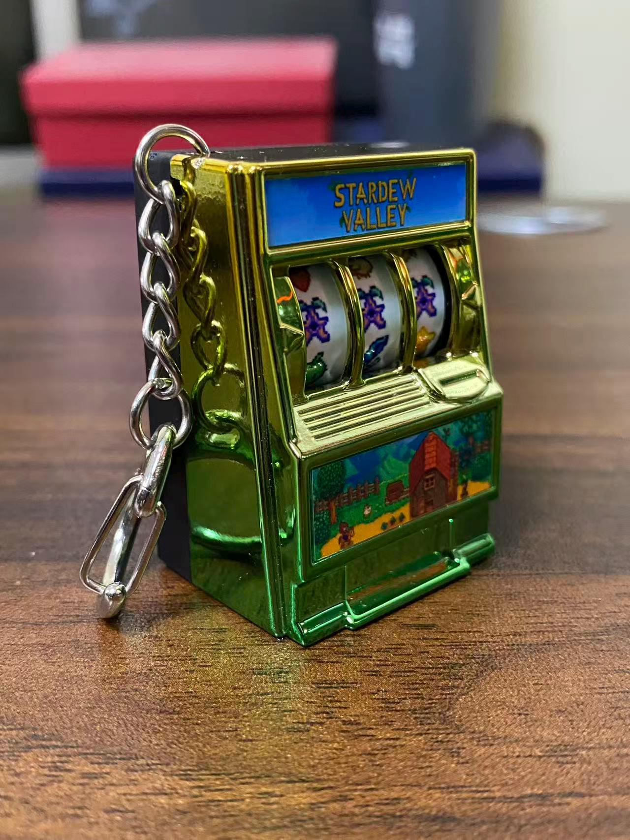 Mini Stardew Valley Slot Machine Keychain, Spinning Fidget Toy - Etsy