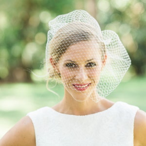 Veil wedding, Birdcage veil, wedding veil, Bridal veil, ivory birdcage veil , MACHA bridal veil ivory