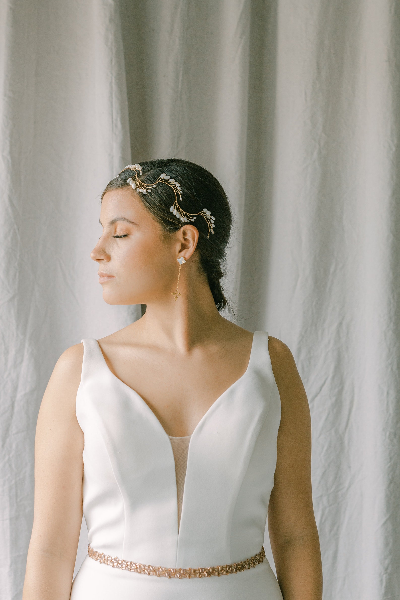 bridal vine headpiece