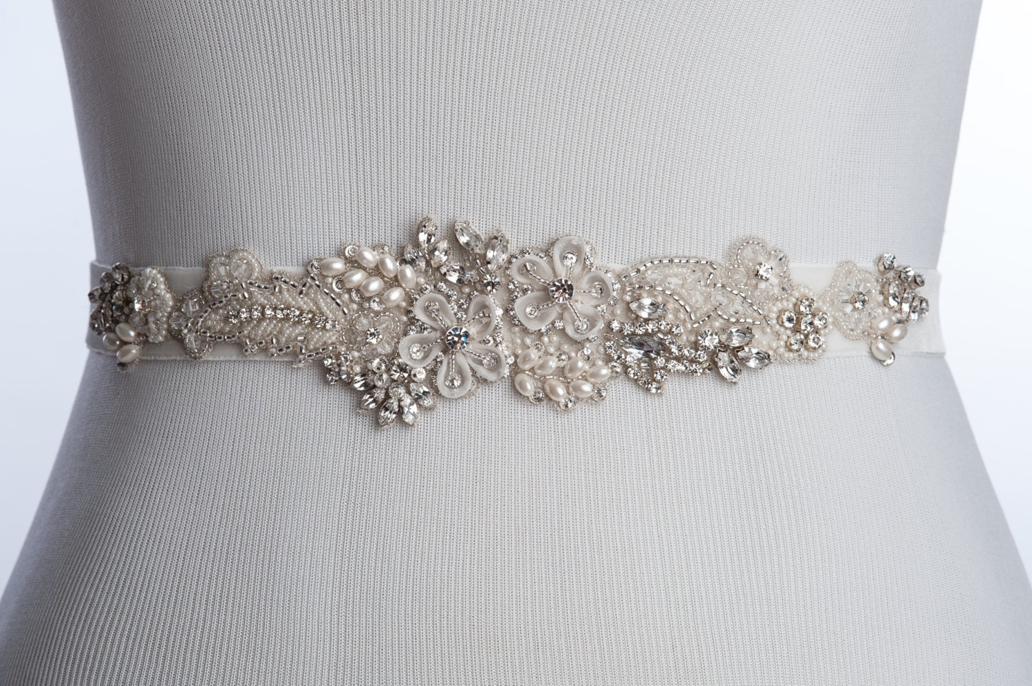 intricate Bridal belt ivory wedding sash wedding dress sash | Etsy