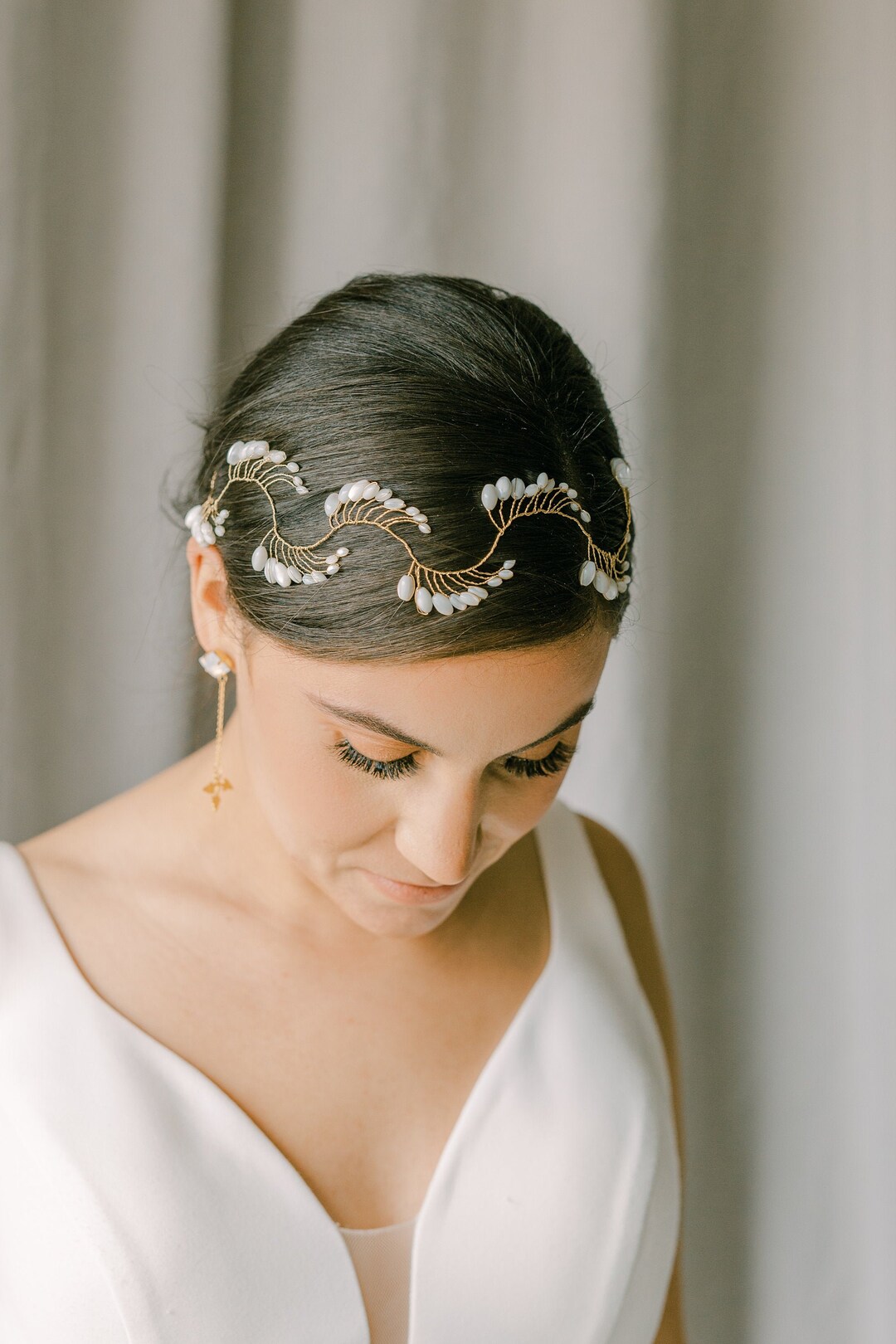 bridal vine headpiece