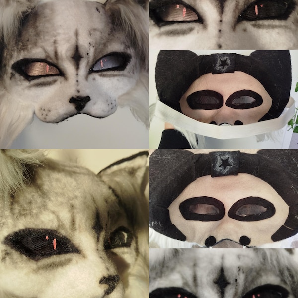 máscara de gato teriano