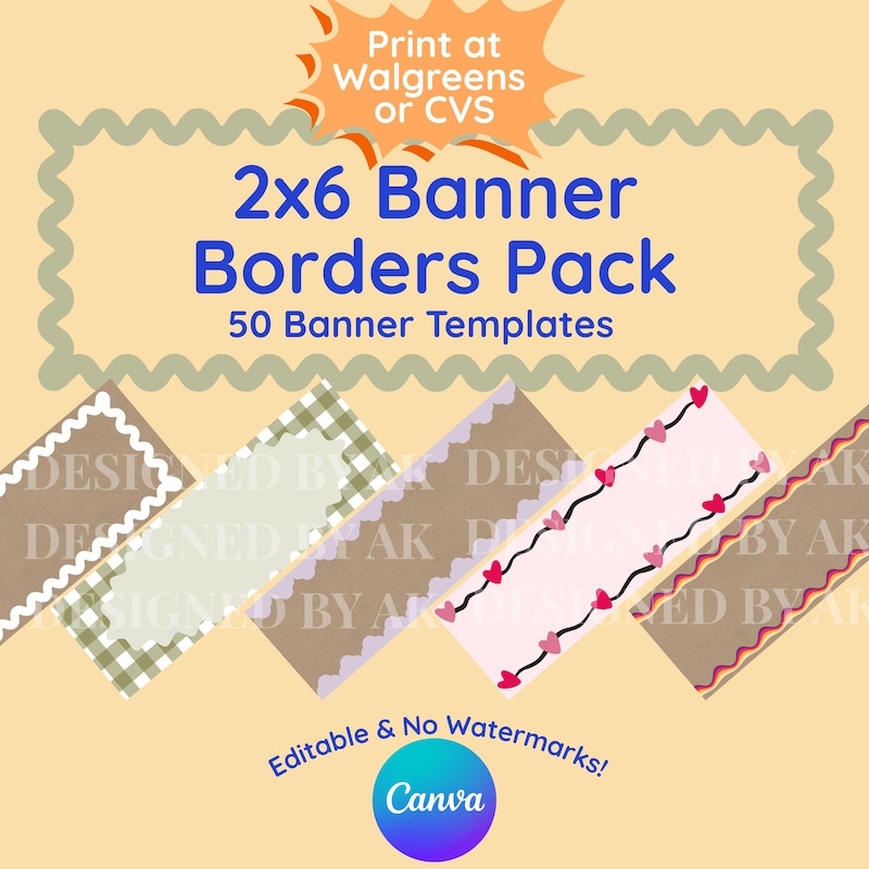 Custom Cvs Banner - Etsy
