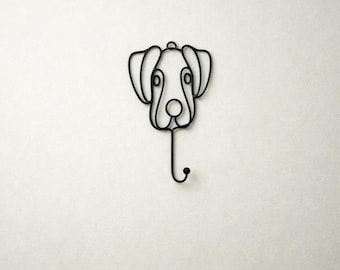 Dog Metal Wall Hook Coat Hat Towel Hangings Heavy Duty Key Holder Hook
