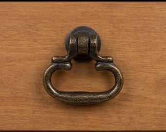 Antique Bronze Pull Knob Door Drawer Pull Kitchen Cabinet Dresser Handle
