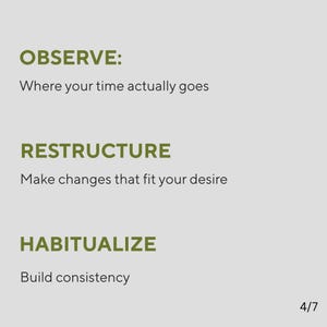 Time Mastery Kit | Printable, Digital, Fillable| Time Audit| Energy Tracker | Peaceful Productivity System | image 4