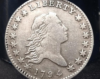 1794年製 フローイングヘアドル • 希少記念コイン • ヴィンテージ
