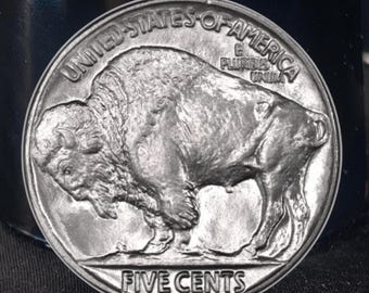 1913年バッファローニッケル - タイプ1 - アンティークで鮮明な