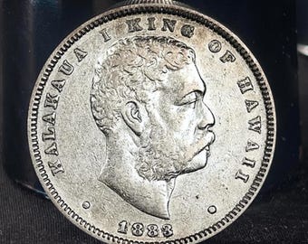 1883 ハワイ王カラカウア ドル収集価値のある記念コイン - Etsy 日本