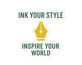 Inspire Your World Vinyl Sticker - Motivational Quote Decal