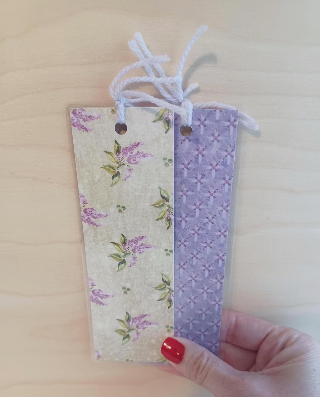 Double-sided Laminated Bookmark - Etsy