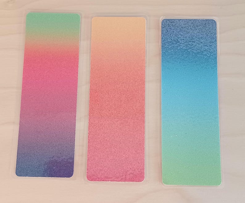 Glitter Bookmarks Laminated With Bible Verse and Cross Design (set of 3 ...