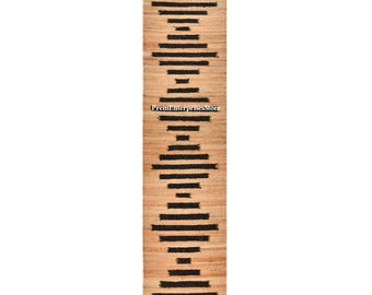Floor Jute Rug Runner jute Rug-best Quality, Custom In Any Size And Shape, Hemp Jute Runner, Hallway Runner, Stairs Runner