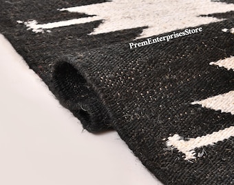 Natural Jute Runner Handwoven Hemp Rug Bohemian Handmade Area Carpet Decorative Entryway, Stair Runner