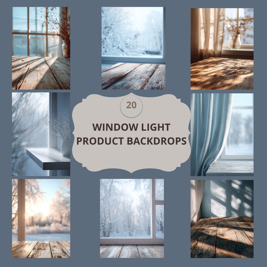 Vflat Backdrops Window Light Product Backdrops | Cozy Flat Lay Mockup Backgrounds | 20 ...