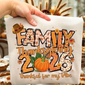 Family Thanksgiving PNG, Family Friendsgiving 2026 Png, Matching Thanksgiving, Pumpkin Fall Png, Gobble Squad PNG, Family 2026 Thanksgiving