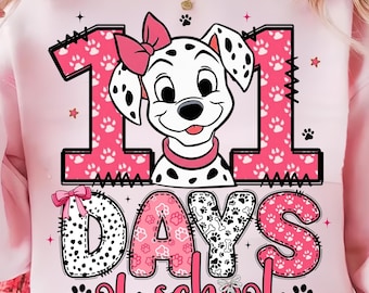 101 Days Of School PNG, Funny 101 Days Smarter Png, Dabbing Dalmatian Dog Sublimation Design, Happy 100 Days Of School (Digital Download)