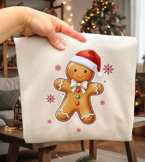 Gingerbread Boy Png, Gingerbread Clipart, Cute Gingerbread Png, Kids Christmas Png, Cookie Crew png