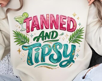 Bronceado y algo ebrio PNG, Vacaciones tropicales en la playa de verano PNG, Ambiente veraniego PNG, Verano ebrio PNG (Descarga digital)