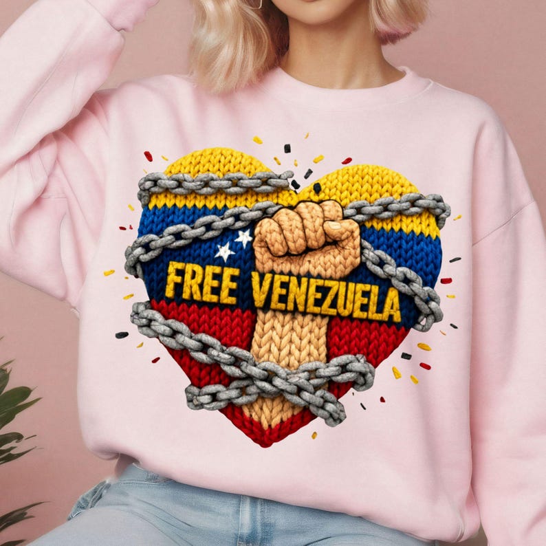 Free Venezuelan Heart PNG, Faux Yarn Venezuela Flag Heart Png, Patriotic Fist Venezuela Flag Png Free Venezuela Heart Png (Digital Download) image 5