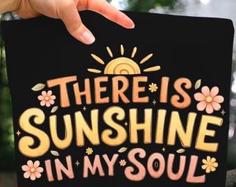 Boho Summer Png, Sunshine in My Soul Png, Floral Summer Vibes Png, Summer Coquette Sublimation, Girly Summer Png (Descarga digital)