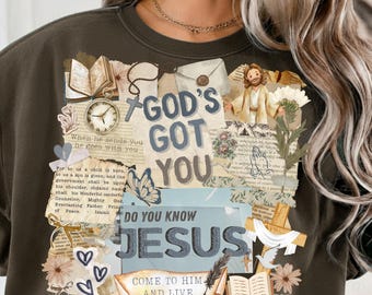 Christian png, God's Got You Faith Png, Religious Sublimation Design, Bible Verse png, Faith Png, Jesus Clipart (Digital Download)