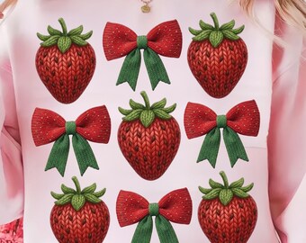 Coqueta de fresa retro PNG, Fresas preppy PNG, Festival de la fresa PNG, Verano moderno PNG, Chica PNG (Descarga digital)