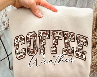 Coffee Weather Png, Coffee Lover Png, Retro Coffee Lover Shirt Design, Cozy Season Sublimation, Clipart For Fall, Digital Download
