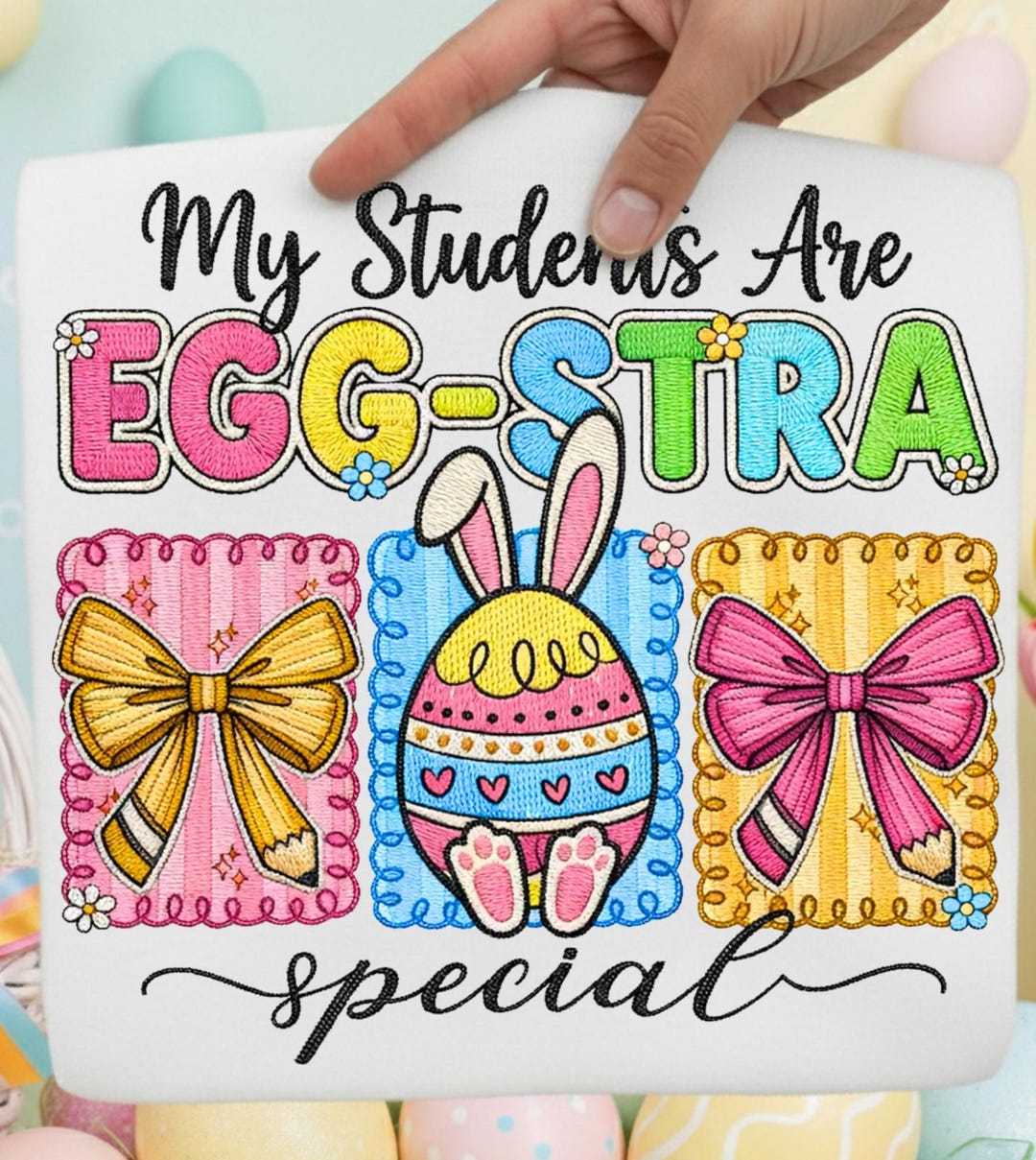 Easter Teacher Png, My Students Are Egg Stra Special Png, Coquette Bow ...