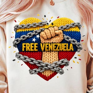 Free Venezuelan Heart PNG, Faux Yarn Venezuela Flag Heart Png, Patriotic Fist Venezuela Flag Png Free Venezuela Heart Png (Digital Download) image 6