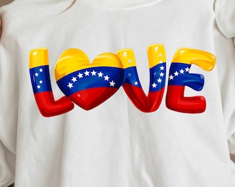 Venezuela houdt van png, Venezuela houdt van vlag sublimatieontwerp, vrijheid vredesgebed protestslogan, patriottisch Venezuela png (digitale download)