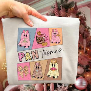 Pantasmas PNG, Funny Pantasmas Ghost Pan Dulce Png, Halloween Mexican Png, Mexican Conchas Ghost Png