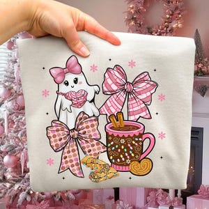 Mexican Conchas Ghost PNG: Halloween Conchas Png,  Pan-tasmas Png, Funny Pantasmas Ghost Pan Dulce Shirt Design (Design Sublimation)