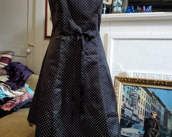 Jessica McClintock for Gunne Sax Satin Party Dress Vintage 90s Rockabilly