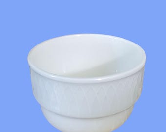 Homer Laughlin China Kensington White Bouillon Bowl 7 Ounces