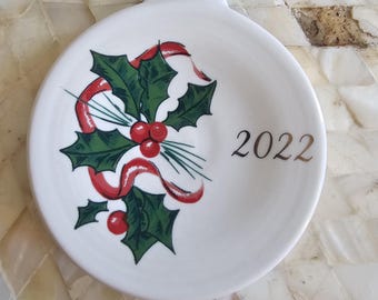New in box Fiesta Ornament 2022 Holiday Ornament Special Edition Mini-Plate