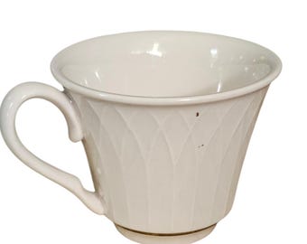 Homer Laughlin China 4 Ounce Demitasse Cup Steelite Gothic Pattern with Gold Trim Restaurant Quality