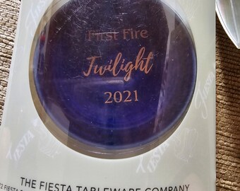 New in Box Fiesta Ornament 2021 Twilight First Fire Special Edition