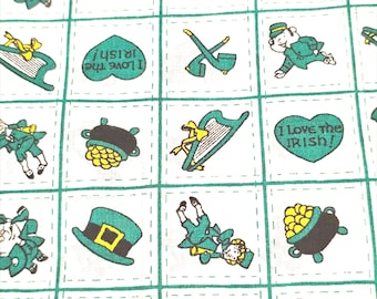 St. Patrick's Day Irish Theme Printed Fabric 2 Yards