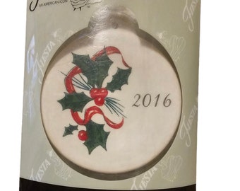 New in box Fiesta Ornament 2016 Holiday Ornament Special Edition Mini-Plate