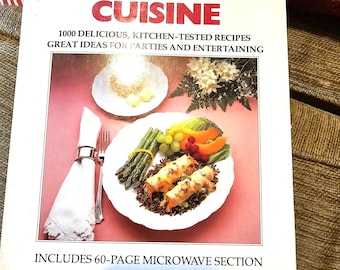 The Joy of Creative Cuisine Hardcover Cookbook 1985
