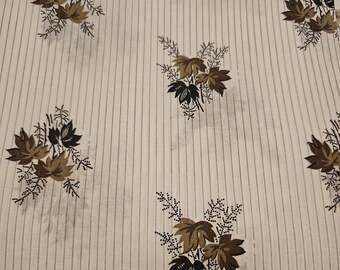 Vintage Semi-Sheer Cotton Print Fabric Mr. Condotti 2.5 Yards