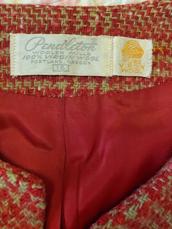 Vintage 1970s Pendleton Wool Jacket 16 - image 8