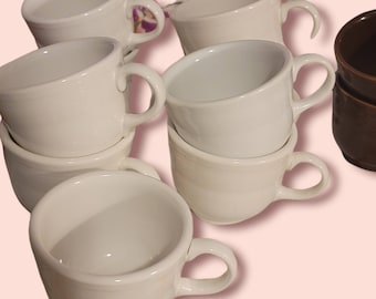 Fiesta Tea Cups 7.75 Ounces Assorted Colors Mix and Match