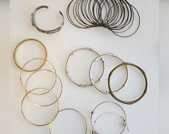 Bundle of 30 Vintage Costume Bracelets