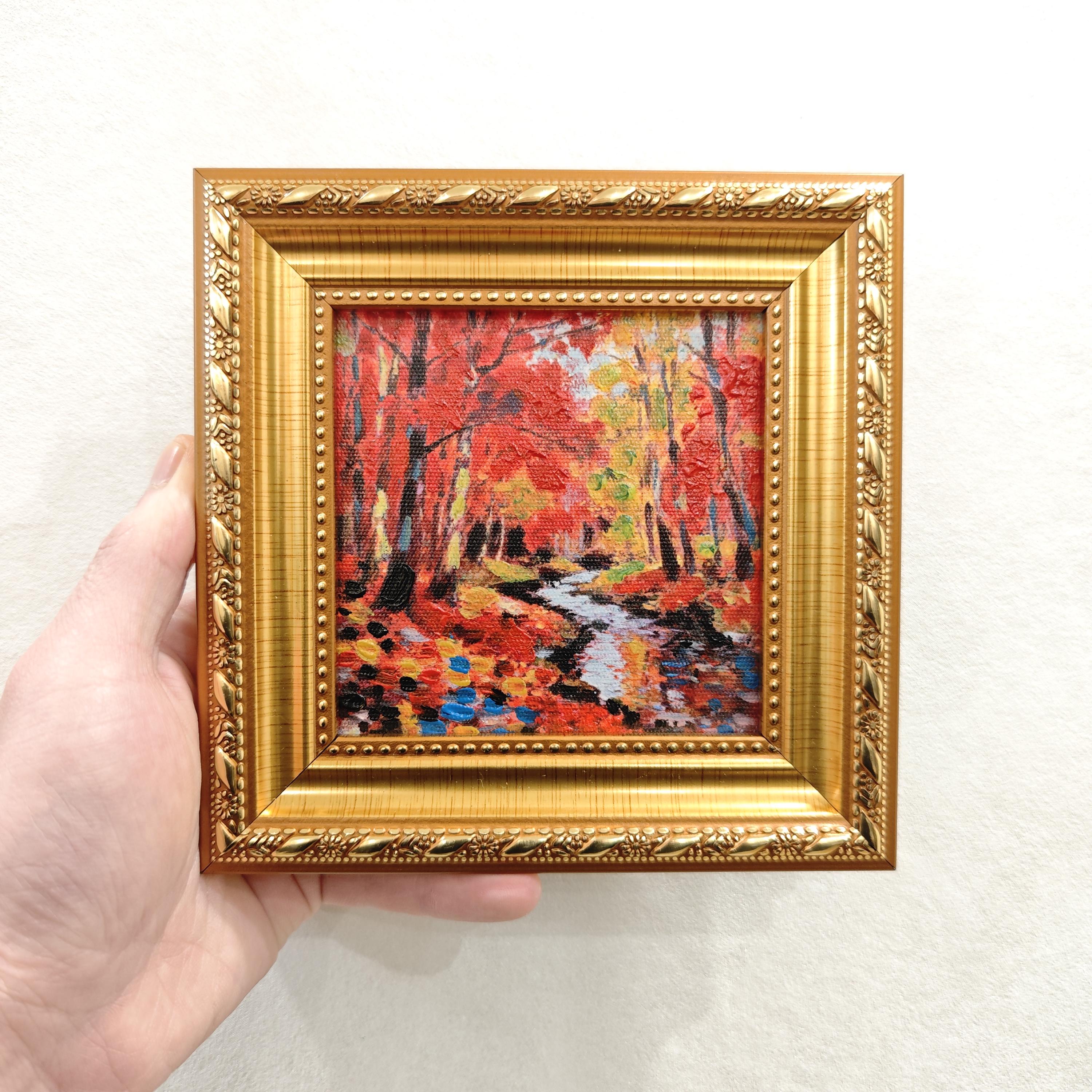 Oil Paint Gold Frame - Etsy