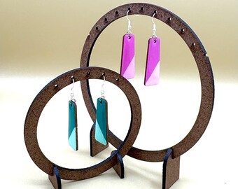 Retro geometric Dangle Earrings